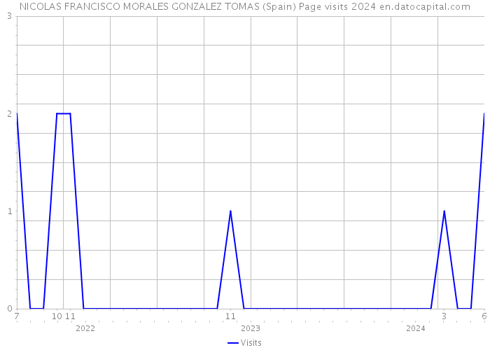 NICOLAS FRANCISCO MORALES GONZALEZ TOMAS (Spain) Page visits 2024 