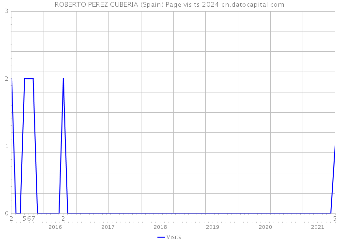 ROBERTO PEREZ CUBERIA (Spain) Page visits 2024 