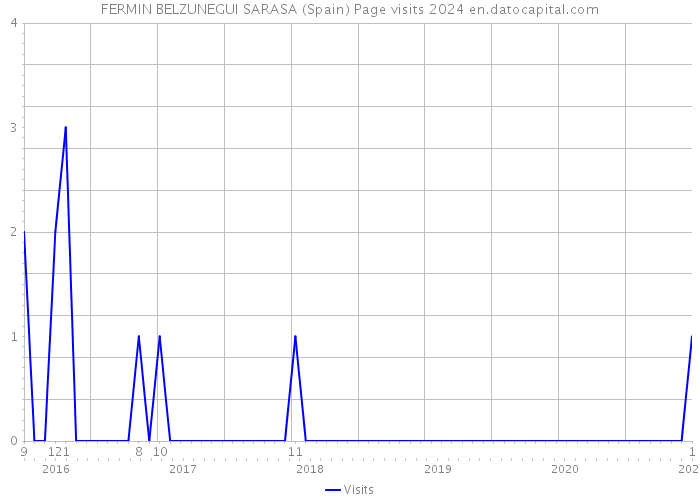 FERMIN BELZUNEGUI SARASA (Spain) Page visits 2024 