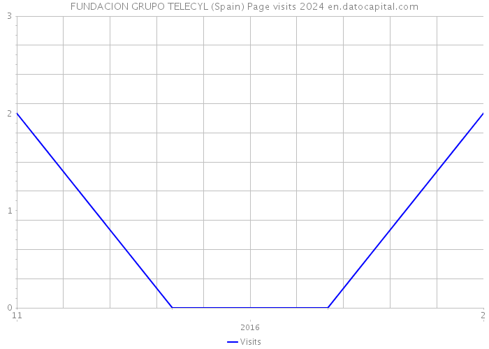 FUNDACION GRUPO TELECYL (Spain) Page visits 2024 