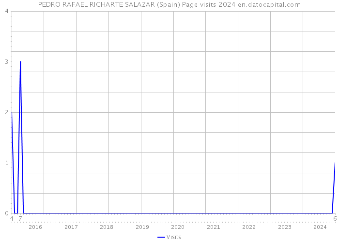PEDRO RAFAEL RICHARTE SALAZAR (Spain) Page visits 2024 