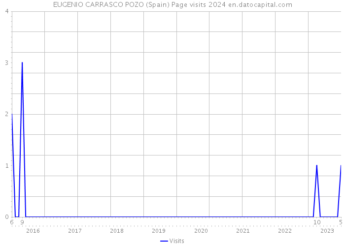 EUGENIO CARRASCO POZO (Spain) Page visits 2024 