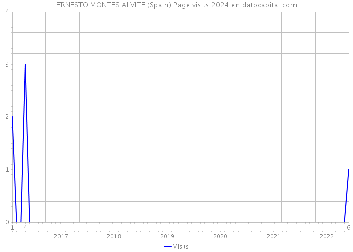 ERNESTO MONTES ALVITE (Spain) Page visits 2024 