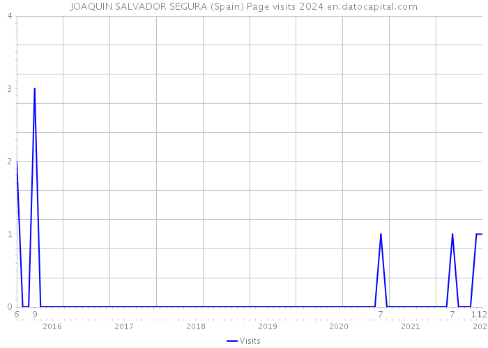 JOAQUIN SALVADOR SEGURA (Spain) Page visits 2024 
