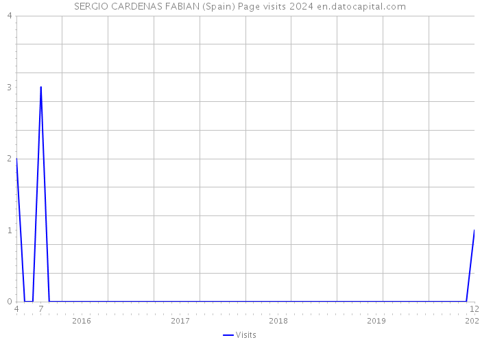 SERGIO CARDENAS FABIAN (Spain) Page visits 2024 