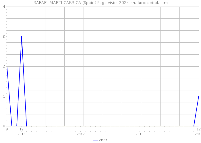 RAFAEL MARTI GARRIGA (Spain) Page visits 2024 
