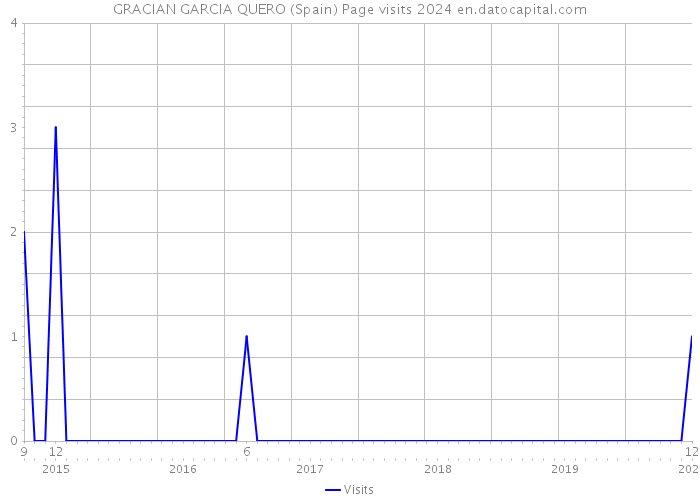 GRACIAN GARCIA QUERO (Spain) Page visits 2024 