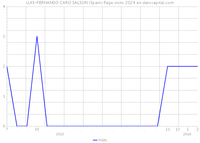 LUIS-FERNANDO CARO SALSON (Spain) Page visits 2024 