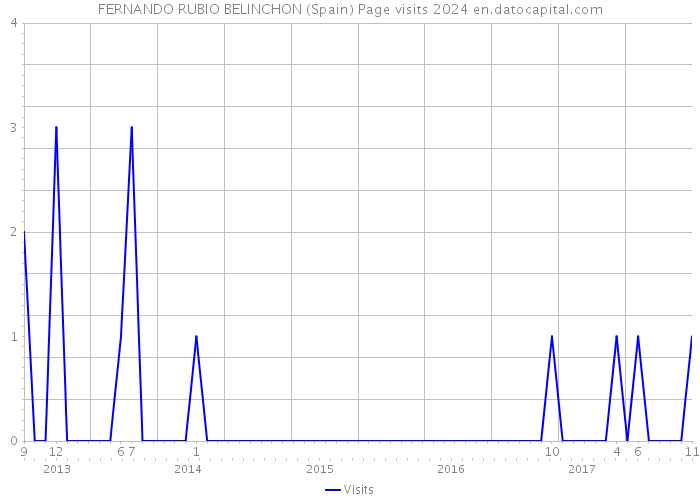 FERNANDO RUBIO BELINCHON (Spain) Page visits 2024 
