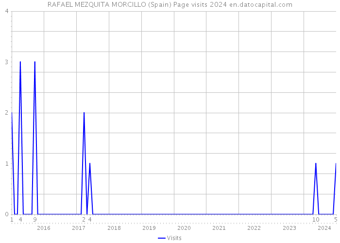 RAFAEL MEZQUITA MORCILLO (Spain) Page visits 2024 