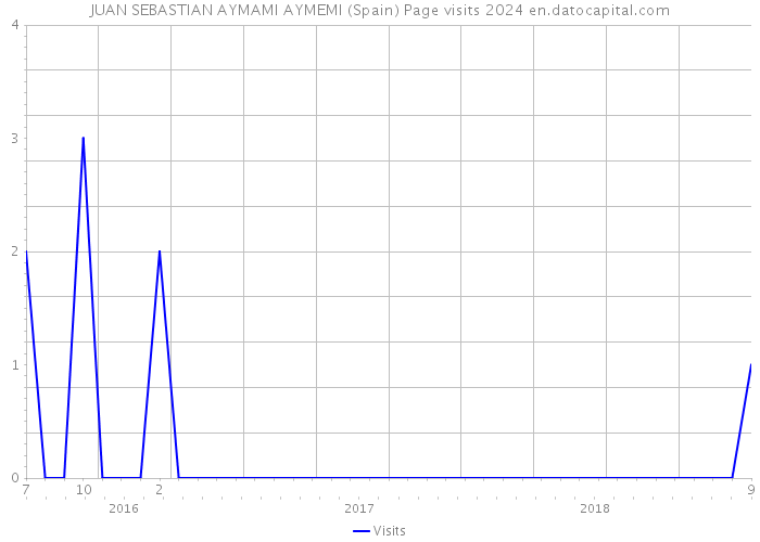 JUAN SEBASTIAN AYMAMI AYMEMI (Spain) Page visits 2024 