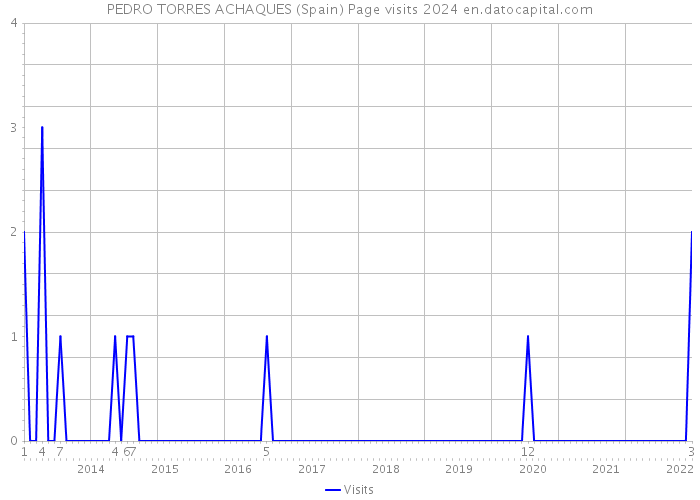 PEDRO TORRES ACHAQUES (Spain) Page visits 2024 