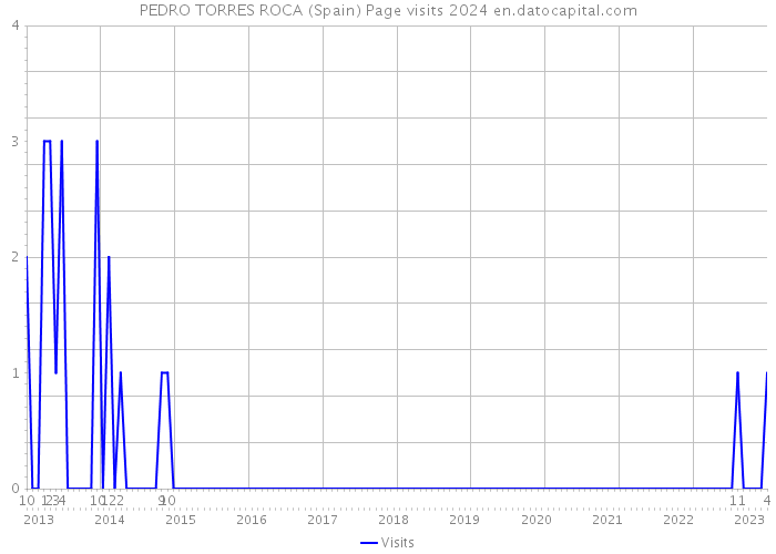 PEDRO TORRES ROCA (Spain) Page visits 2024 