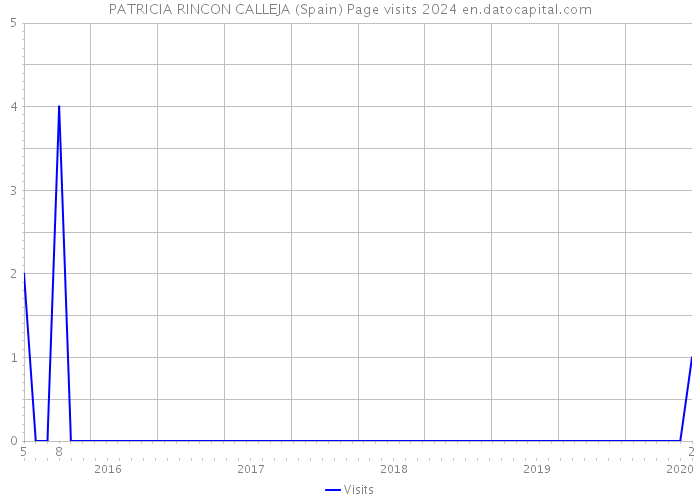 PATRICIA RINCON CALLEJA (Spain) Page visits 2024 