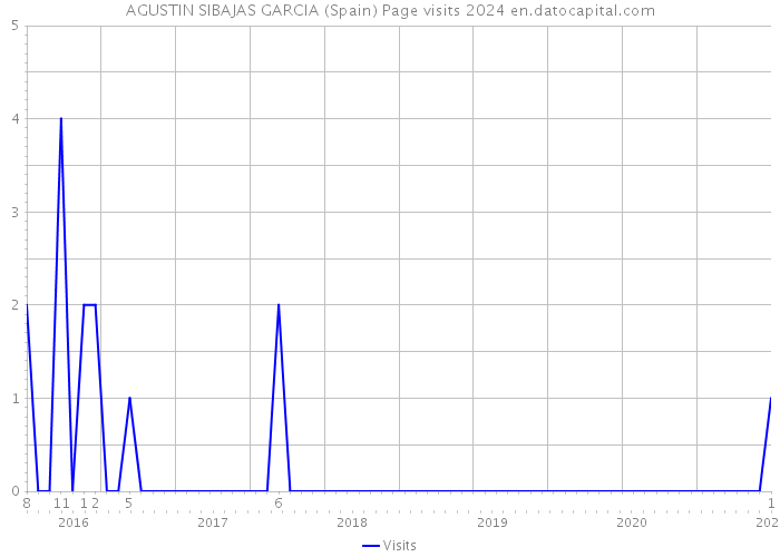 AGUSTIN SIBAJAS GARCIA (Spain) Page visits 2024 