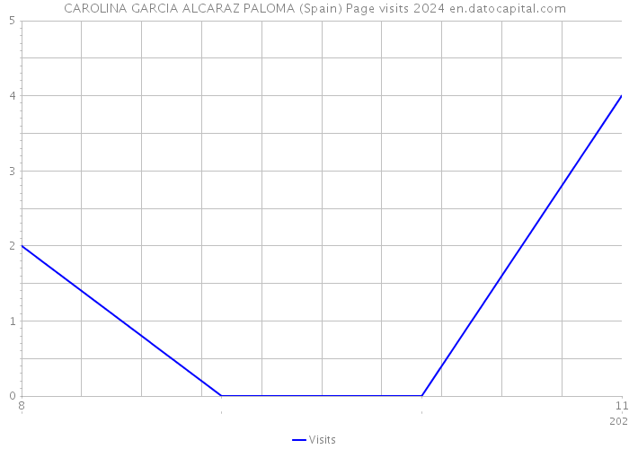 CAROLINA GARCIA ALCARAZ PALOMA (Spain) Page visits 2024 