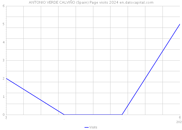 ANTONIO VERDE CALVIÑO (Spain) Page visits 2024 