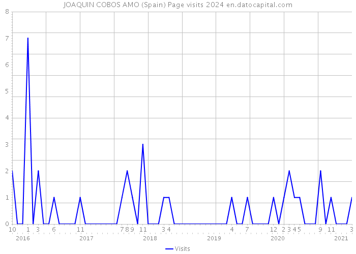 JOAQUIN COBOS AMO (Spain) Page visits 2024 
