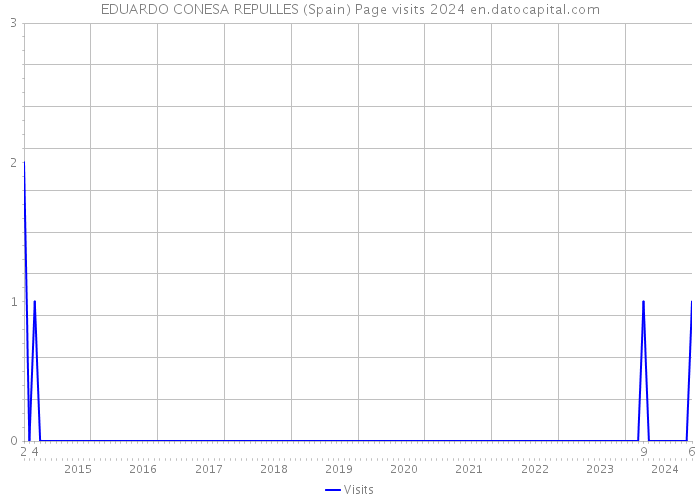 EDUARDO CONESA REPULLES (Spain) Page visits 2024 