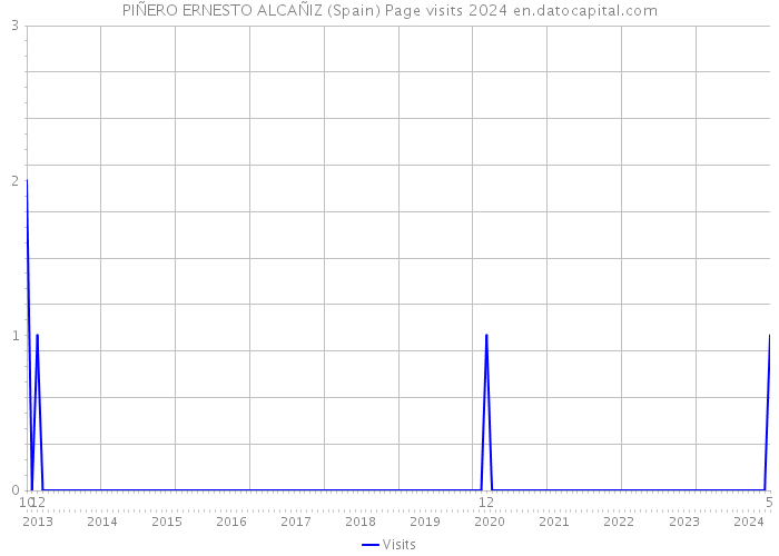 PIÑERO ERNESTO ALCAÑIZ (Spain) Page visits 2024 