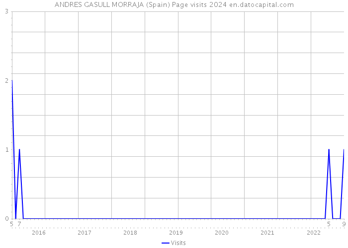 ANDRES GASULL MORRAJA (Spain) Page visits 2024 