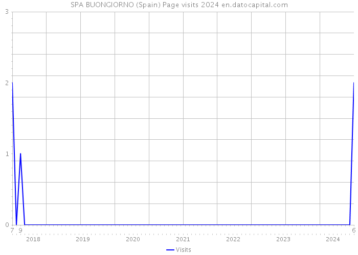 SPA BUONGIORNO (Spain) Page visits 2024 