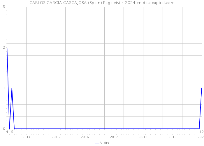 CARLOS GARCIA CASCAJOSA (Spain) Page visits 2024 