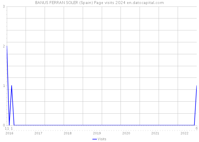 BANUS FERRAN SOLER (Spain) Page visits 2024 
