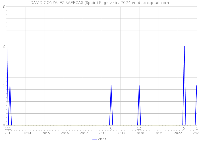 DAVID GONZALEZ RAFEGAS (Spain) Page visits 2024 