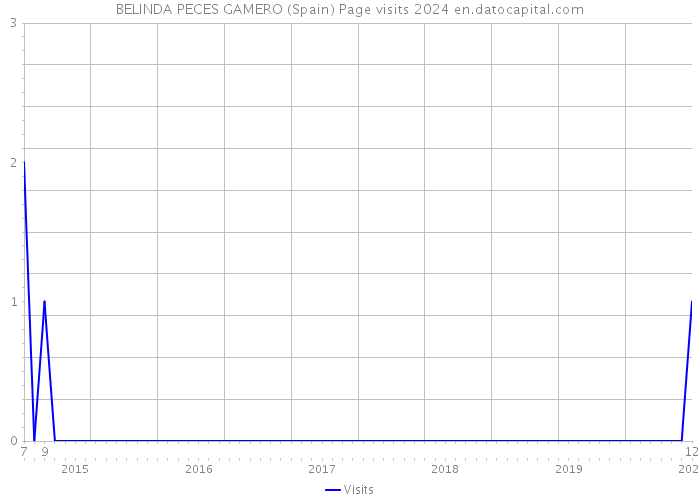 BELINDA PECES GAMERO (Spain) Page visits 2024 