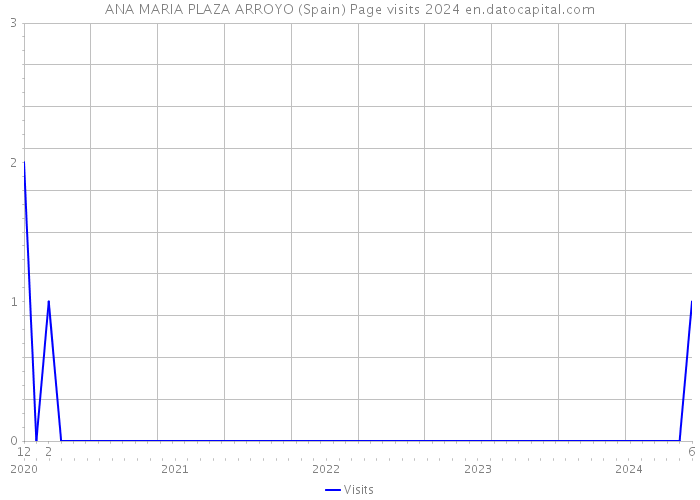 ANA MARIA PLAZA ARROYO (Spain) Page visits 2024 