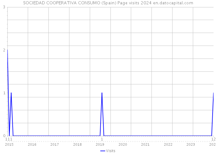 SOCIEDAD COOPERATIVA CONSUMO (Spain) Page visits 2024 