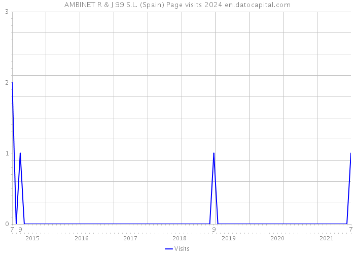 AMBINET R & J 99 S.L. (Spain) Page visits 2024 