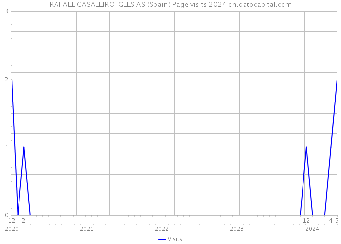 RAFAEL CASALEIRO IGLESIAS (Spain) Page visits 2024 