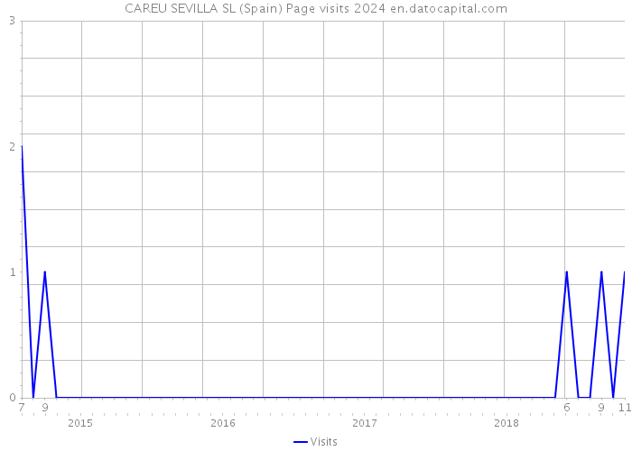CAREU SEVILLA SL (Spain) Page visits 2024 
