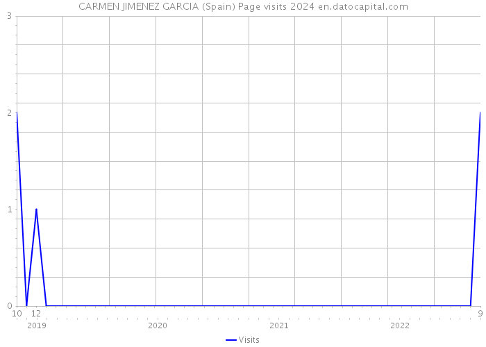 CARMEN JIMENEZ GARCIA (Spain) Page visits 2024 