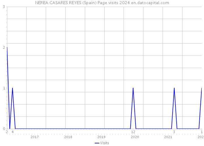 NEREA CASARES REYES (Spain) Page visits 2024 
