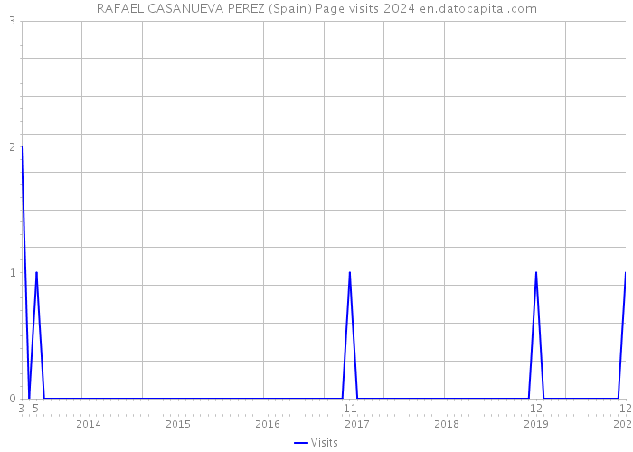 RAFAEL CASANUEVA PEREZ (Spain) Page visits 2024 