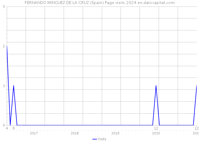 FERNANDO MINGUEZ DE LA CRUZ (Spain) Page visits 2024 