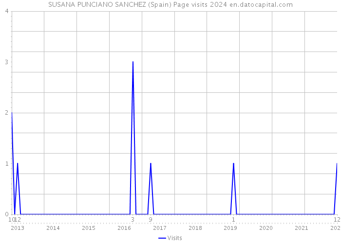 SUSANA PUNCIANO SANCHEZ (Spain) Page visits 2024 