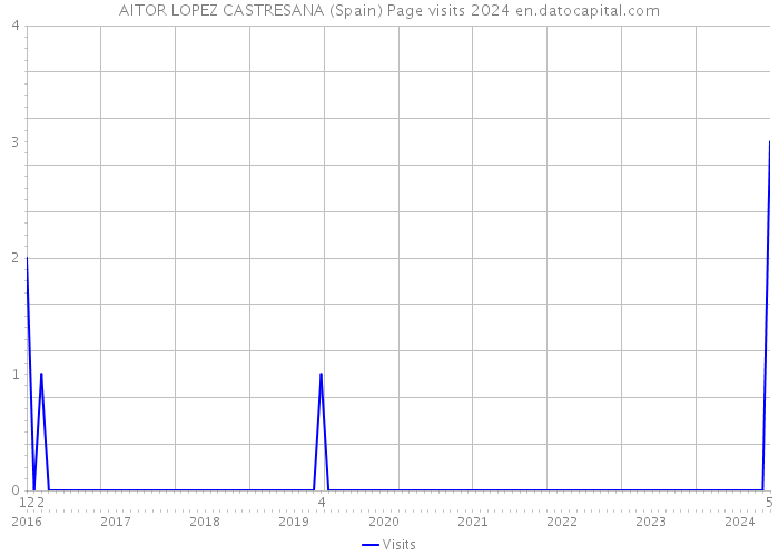 AITOR LOPEZ CASTRESANA (Spain) Page visits 2024 