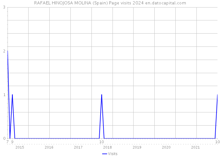 RAFAEL HINOJOSA MOLINA (Spain) Page visits 2024 