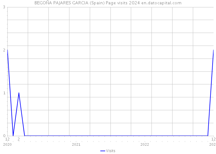 BEGOÑA PAJARES GARCIA (Spain) Page visits 2024 