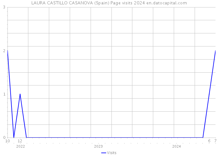 LAURA CASTILLO CASANOVA (Spain) Page visits 2024 