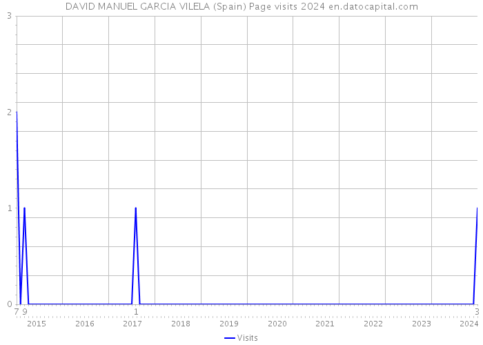 DAVID MANUEL GARCIA VILELA (Spain) Page visits 2024 