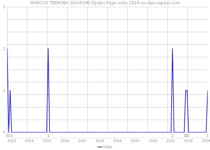 MARCOS TERROBA SALVICHE (Spain) Page visits 2024 