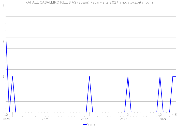 RAFAEL CASALEIRO IGLEISIAS (Spain) Page visits 2024 