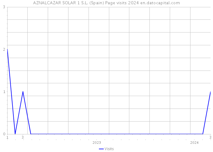 AZNALCAZAR SOLAR 1 S.L. (Spain) Page visits 2024 