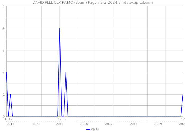 DAVID PELLICER RAMO (Spain) Page visits 2024 
