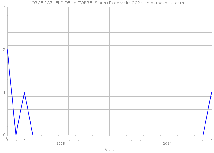 JORGE POZUELO DE LA TORRE (Spain) Page visits 2024 